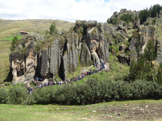 We’d expected queues for the church, but not necessarily here…