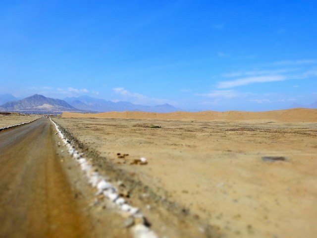Bidding farewell to the vast desert complex