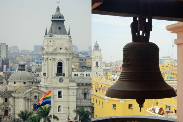 Taking in the views of the city, back towards the Plaza de Armas