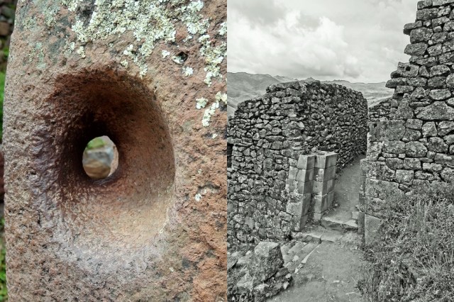 We learned weeks later at Tiwanaku that this may be a form of megaphone (left) &