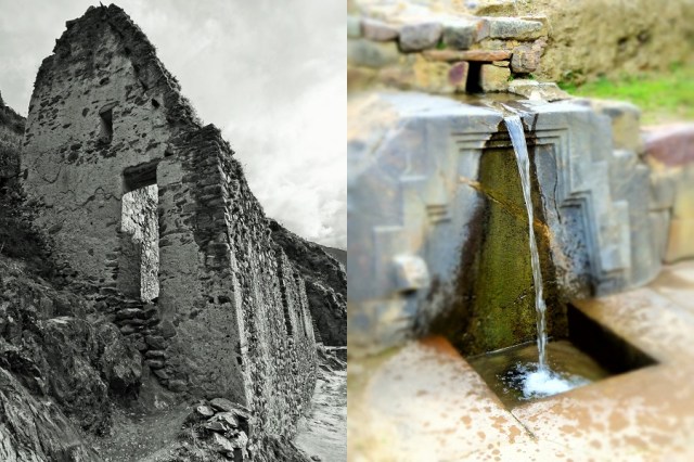 Granaries (left) & fountains (right) Stunning stonework abounds!