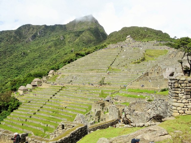 Machu Picchu, awash with tourists!