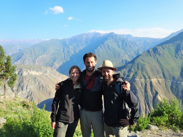 Having completed our ‘escape’ from Colca Canyon with our favourite Israeli!