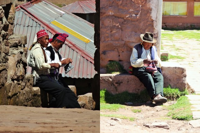 The knitting men of Isla Taquile