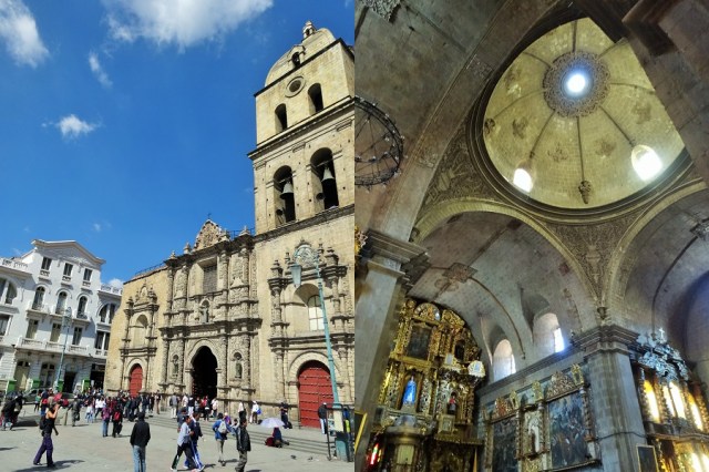 Investigating our 1st Bolivian cathedral, the Iglesia de San Francisco