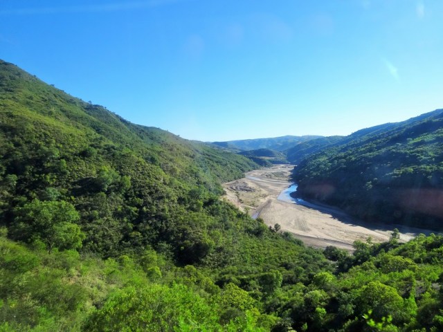 Stunning views as we slowly gain elevation
