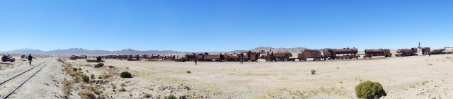 A graveyard for these relics, the Cemetario de Trenes (Click on image to enlarge)