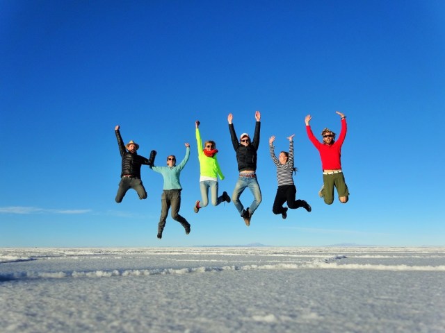 Showing off our jumping prowess