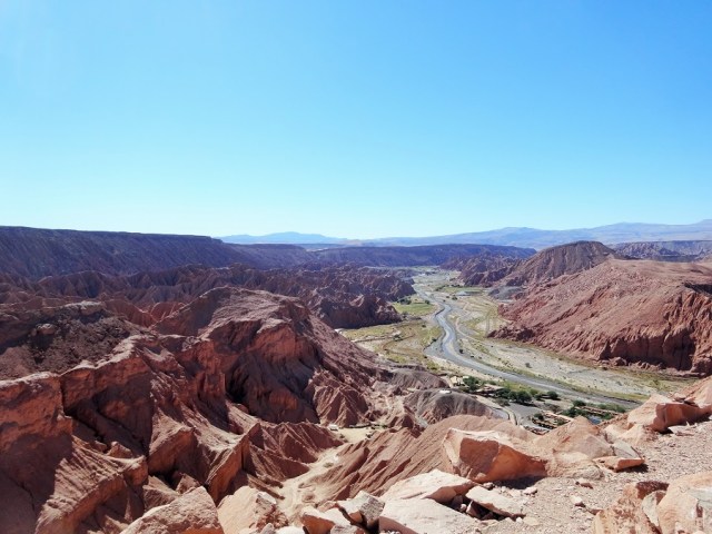 Wonderful views along the river valley of Quebrada del Diablo (Devil’s Gorge)