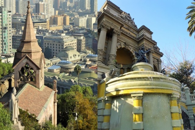 Exploring the heights of the Cerro Santa Lucia