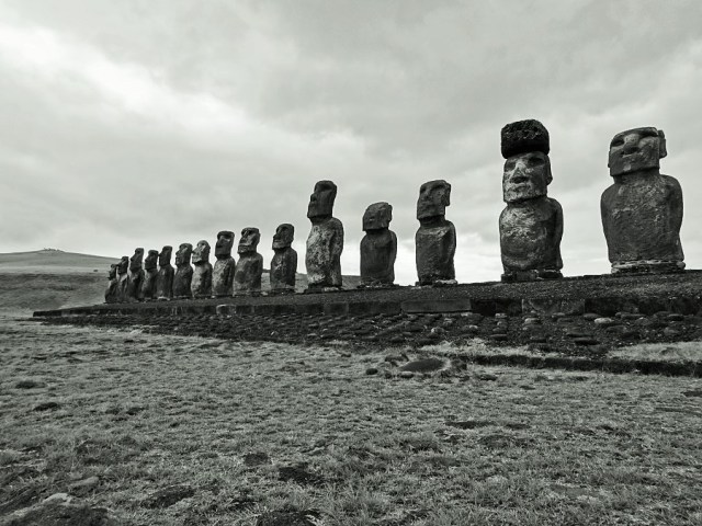 The stunning sentinals of Ahu Tongariki