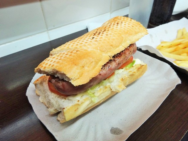 Getting a bit of chorizo into us!