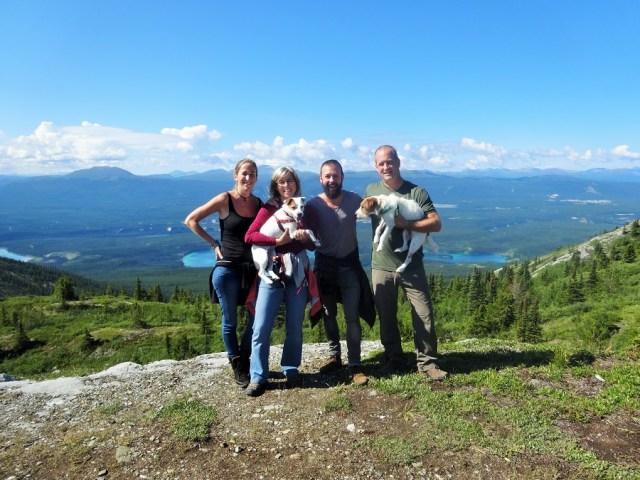 Enjoying the 'True North' with Cyd and Dave (as well as Ripley and Gulliver)