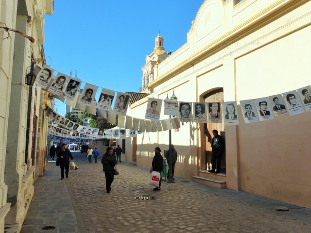 An aerial memorial to citizens lost during Argentina's 'Dirty War' during the military governmental regime of the 1970's