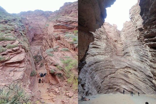Wonders of nature! The Garganta del Diablo (left) & The Amphitheatre (right)