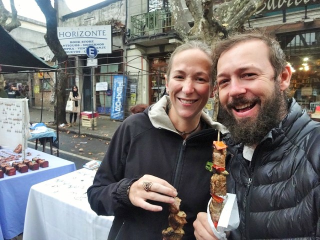 Getting our meat on (or in) in Montevideo as we kicked off the month