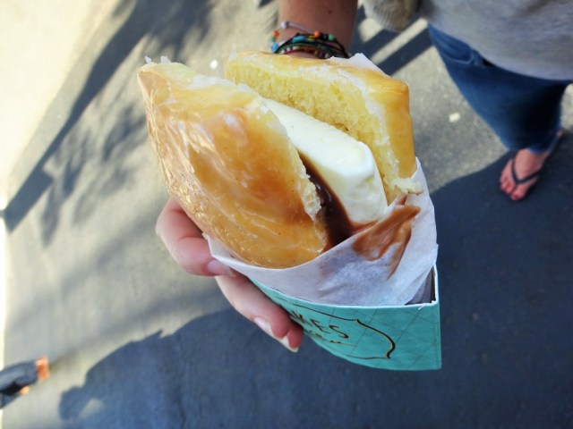 Donut, Ice-Cream and Sanwich. Nothing more need be said!