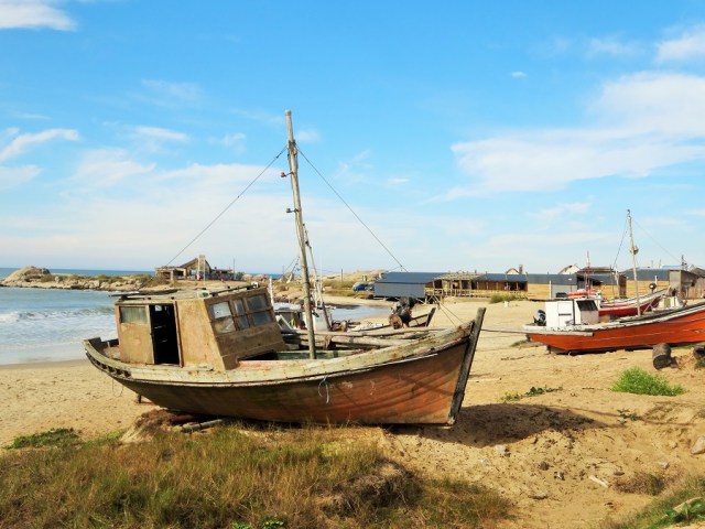 The main ‘harbour’ for the fishing boats of Punta del Diablo