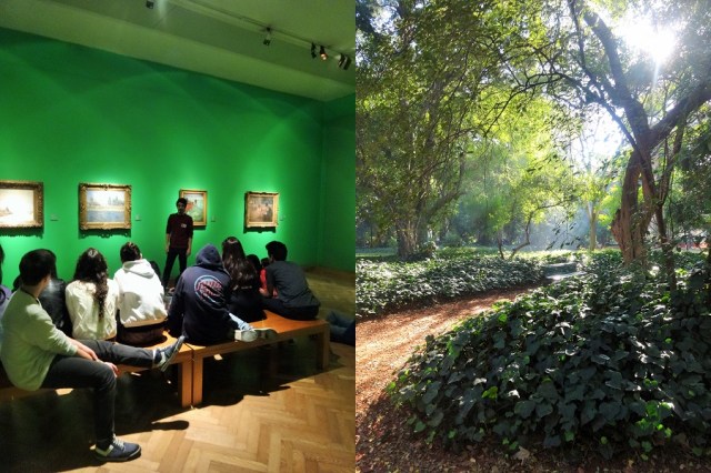 A new generation of Monet fans (left) & Getting a little botanical (right)