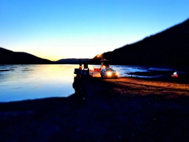 Slinking back to camp in the ‘dark’ of night