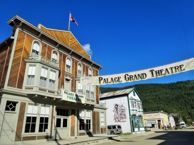Feeling historical as we wander Dawson City