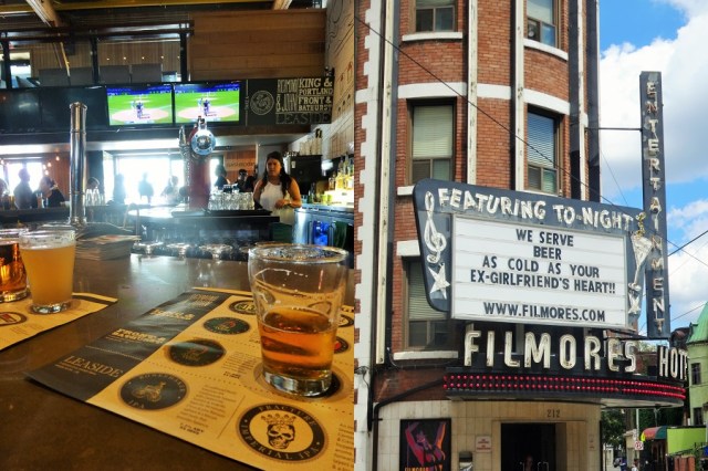 Beer and baseball in Amsterdam (left) & Using beer to sell sex… or is that vice versa? (right)