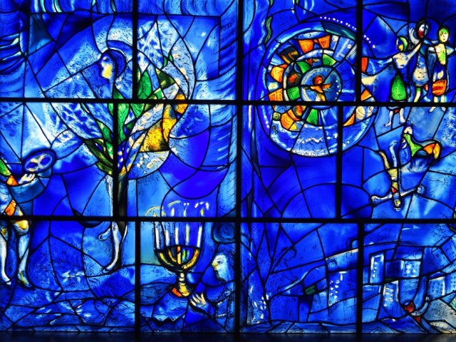 Stunning stained glass murals