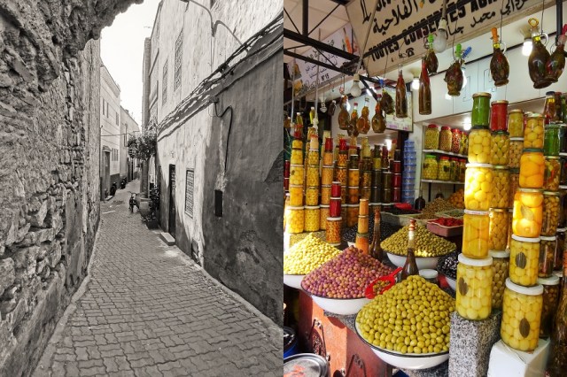 Experiencing the sights and smells, whilst exploring the souks of Marrakesh