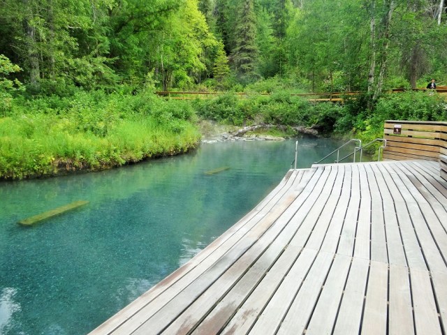 Waters a most beautiful blue
