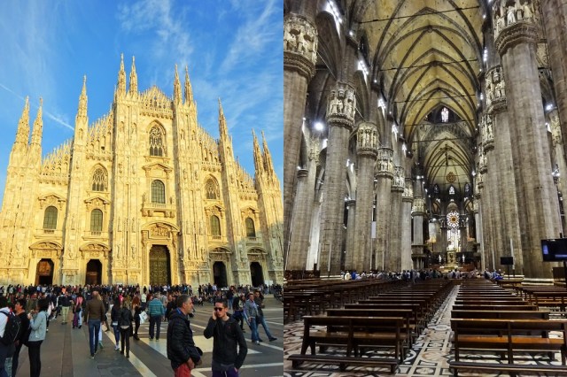 Duomo di Milano and its famous facade
