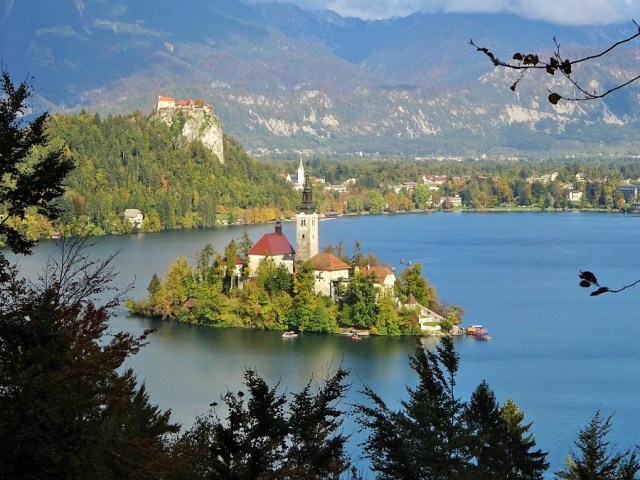 Lake Bled, probab;y the most famous tourist destination in Slovenia