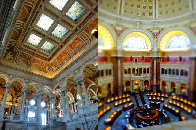 The grand and beautiful Library of Congress