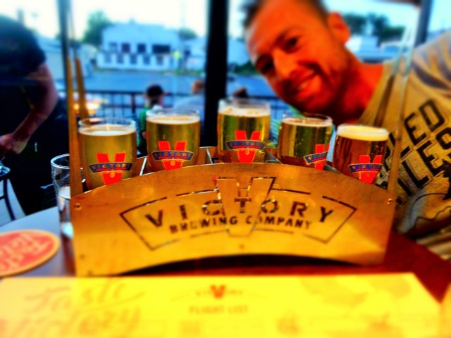 Gaining an appreciation of the Victory Brewing Company range in the company of Josh