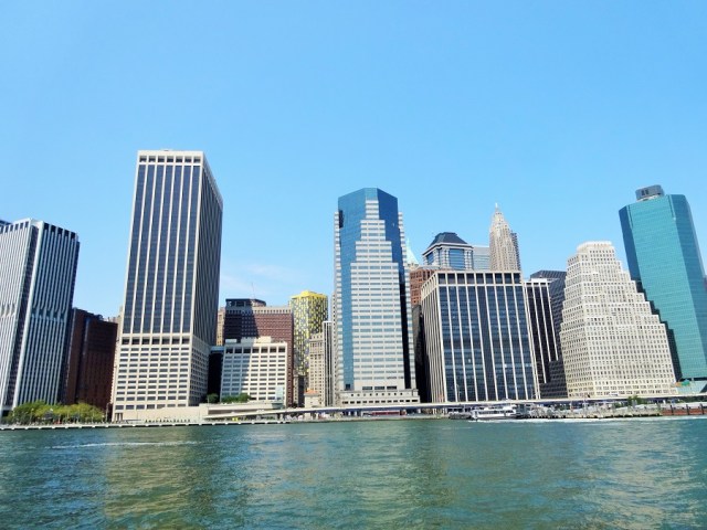 That small building with the orange roof in the centre of the picture (originally the police precinct)… that was once the tallest building in New York City!