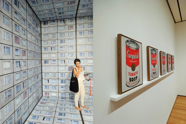 A touch of the surreal? (left) & Andy Warhol got it right..? (right)