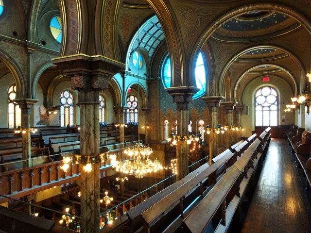 To think this stunning interior was left rotting and neglected until recently...
