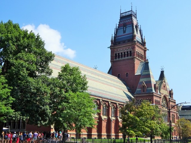 Trying to feel intelligent wandering Harvard...