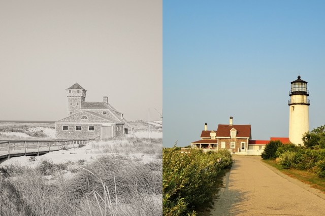 The grand daddy of the US Coastguard (left) & Another protector of the seas (right)