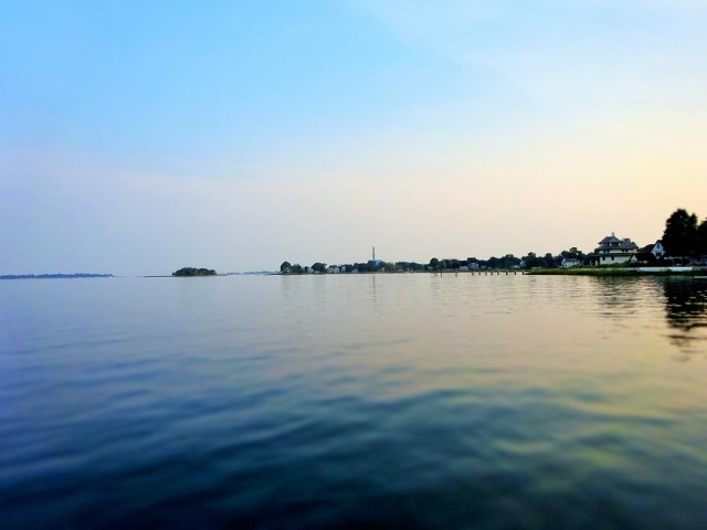 Leaving South Norwalk on a beautiful evening