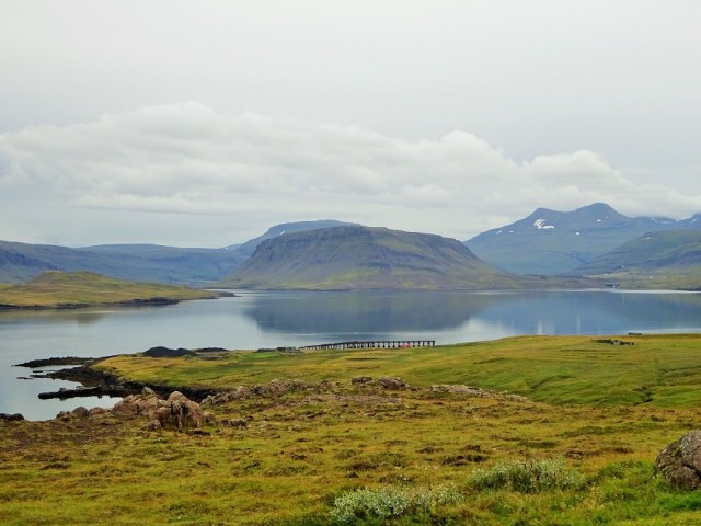 The site of the former British and American WWII naval base on Hvalfjörður