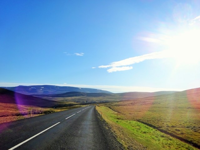 On the road again and greeted by a stunning morning!