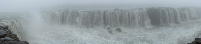 Emerging somewhat from the mists, this is Dettifoss