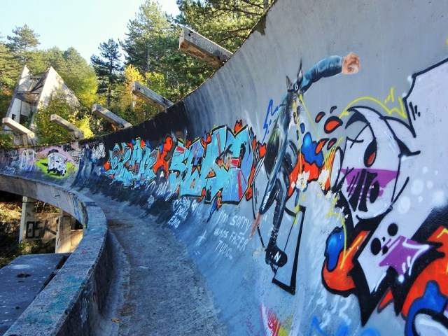 Once the site of East German Winter Olympic glory and Serbian snipers...