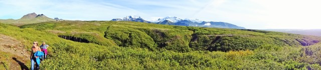 Getting high in Skaftafell National Park (Click on image to enlarge)