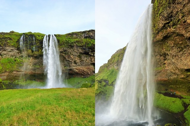 The 40 metre high Seljalandsfoss