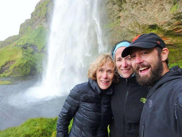 Capturing a moment beneath Seljalandsfoss