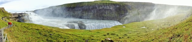Gullfoss in all of its immense glory (Click on image to enlarge)