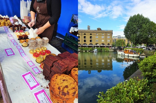 Sweet temptations... (left) & Such a stunning part of London we never knew! (right)
