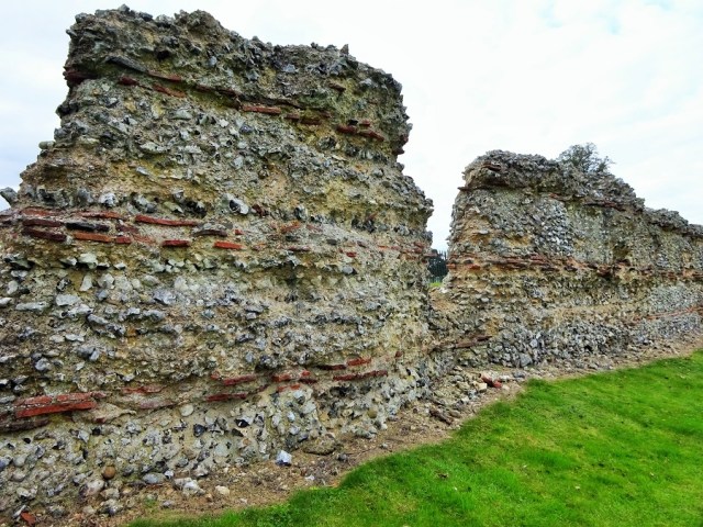 A small section of the ancient Roman wall