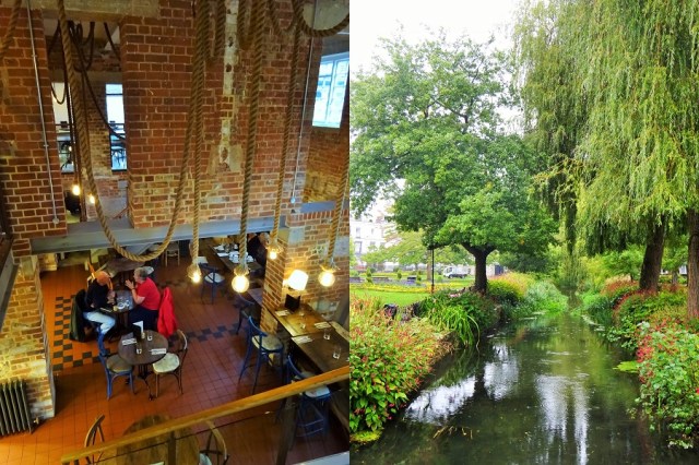 Beautifully placed within an old mill...